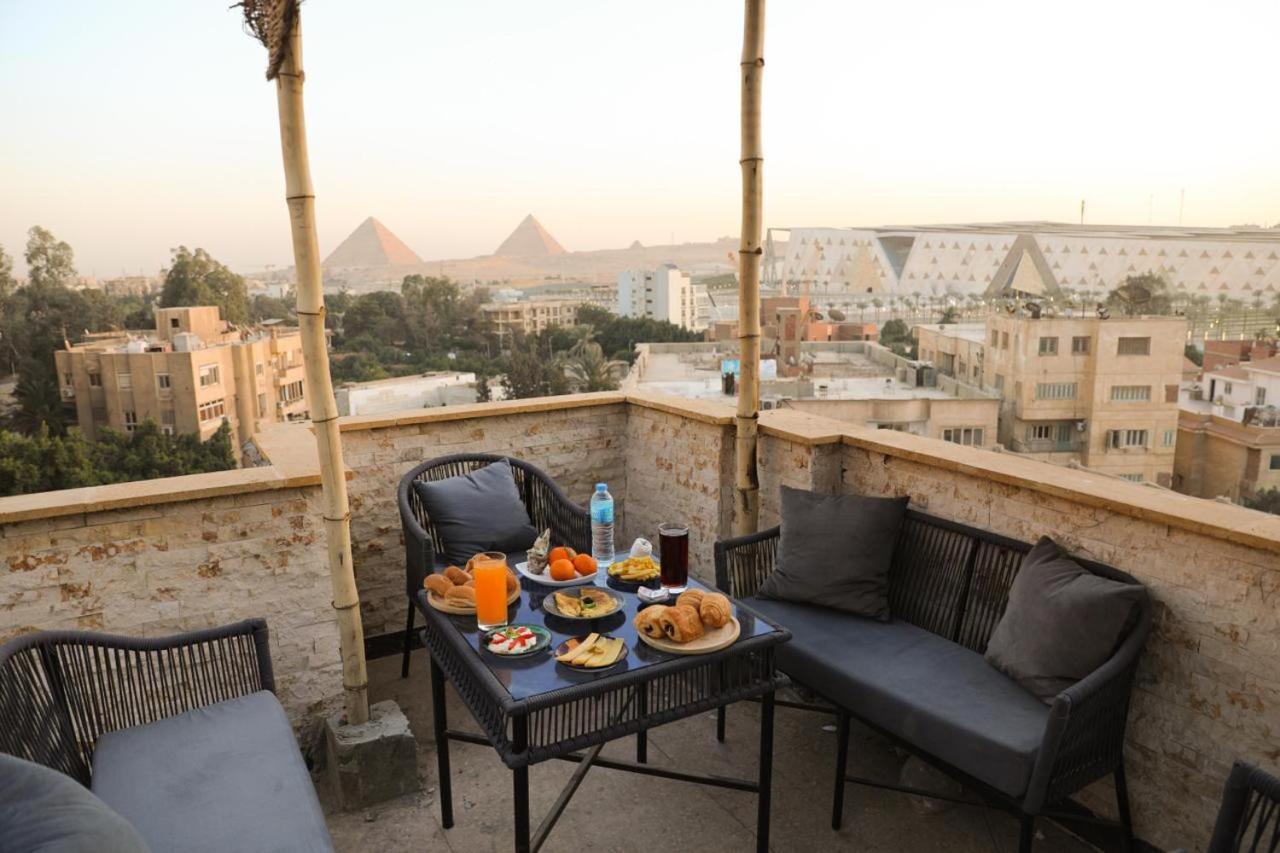 King Tout Hotel Pyramids View Káhira Exteriér fotografie